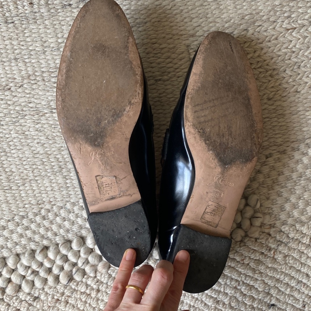 J. Crew Academy penny loafers (Black Patent Leather) - Picture 4 of 6